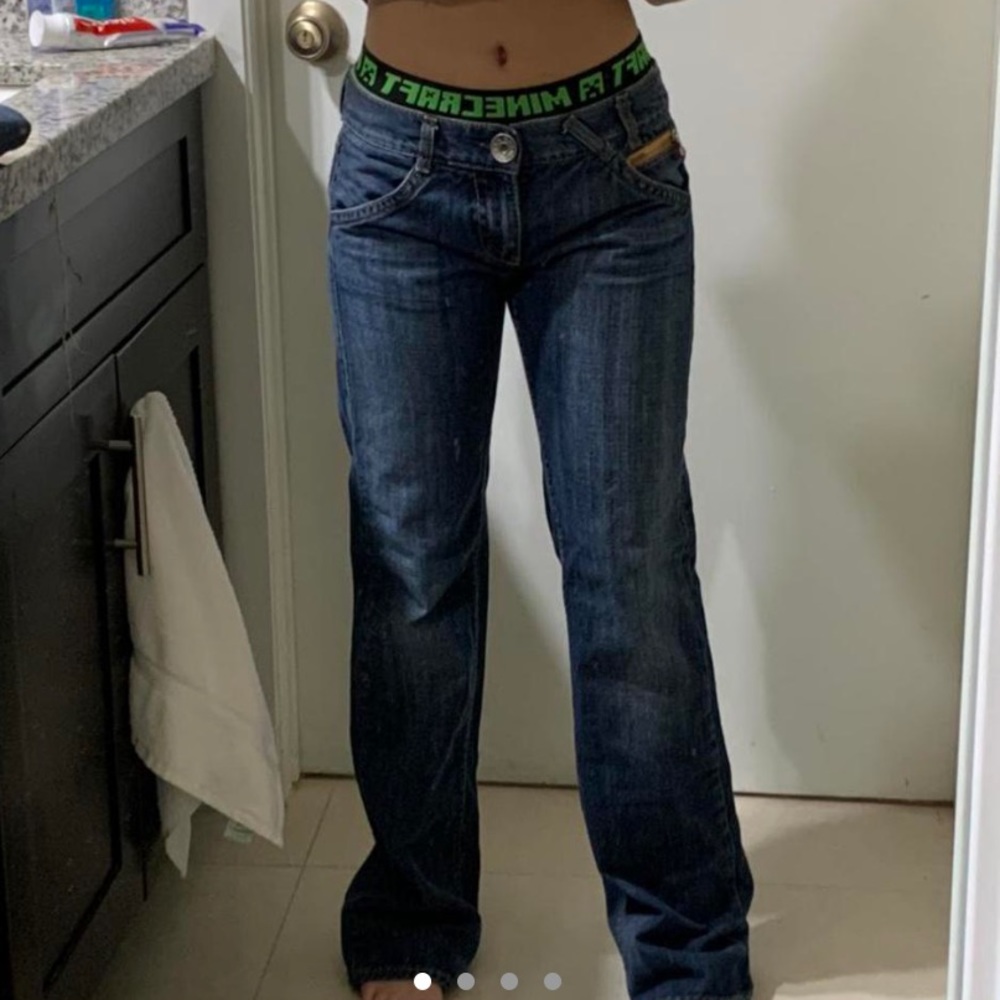 Dark wash MISS SIXTY mid waisted jeans